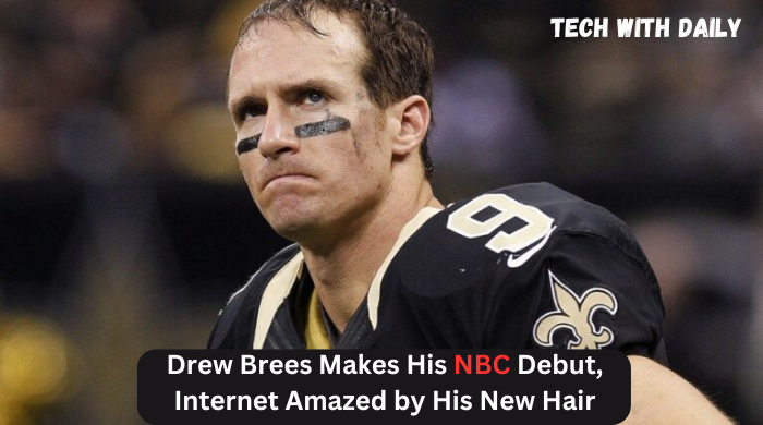 Drew Brees Makes His NBC Debut, Internet Amazed by His New Hair