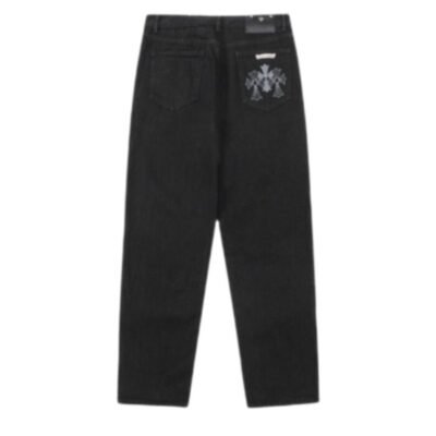 Chrome Hearts Cross- Distressed Jeans