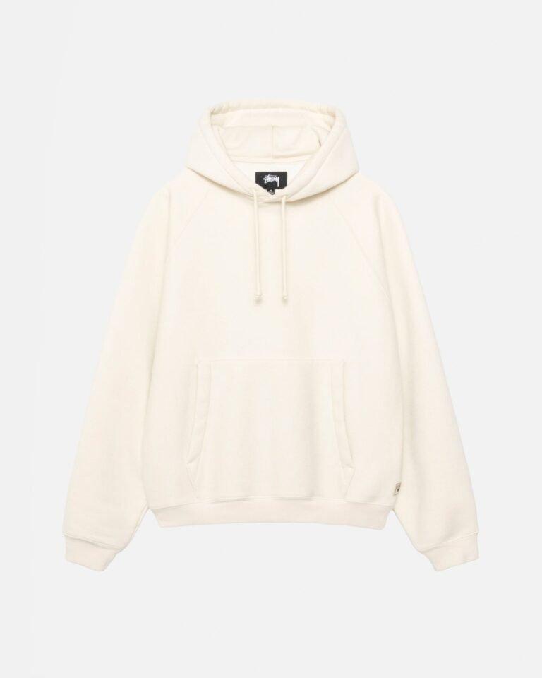 FLEECE RAGLAN HOODIE PEACH