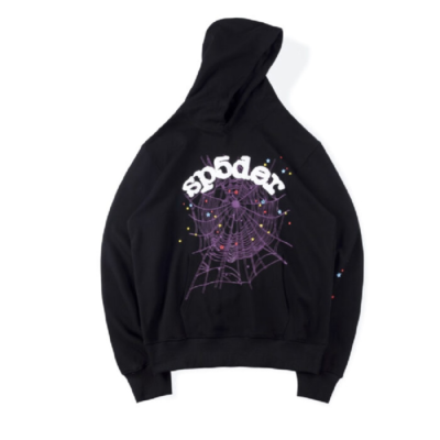 Black Sp5der Hoodie is a standout piece of streetwear